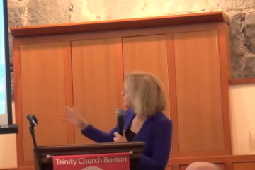 youtube still from price lecture trinity church in Boston